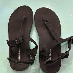 Eddie Bauer Women’s Black Flip Flops Sandals Size 9 or 9 1/2